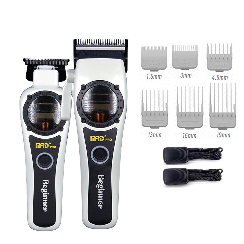 Vector Clipper & Trimmer Duo – White
