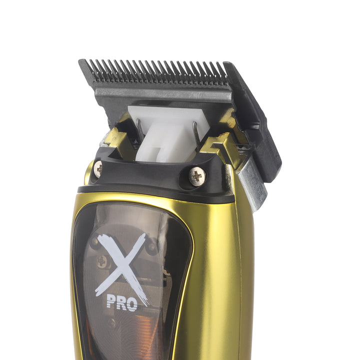 X-Pro Clipper With IN2 Vector Motor and Diamond Cut Blade – Gold