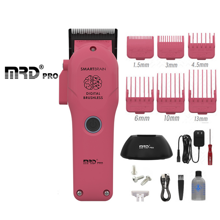 Precision Smart Brain Digital Brushless Clipper – Pink