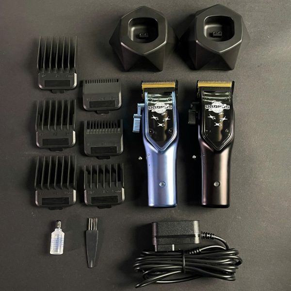 HC-3969V Hair Clipper (Charging Dock Included) – 2400mAh Lithium Battery, 7200 RPM Motor, 3C Fast Charging