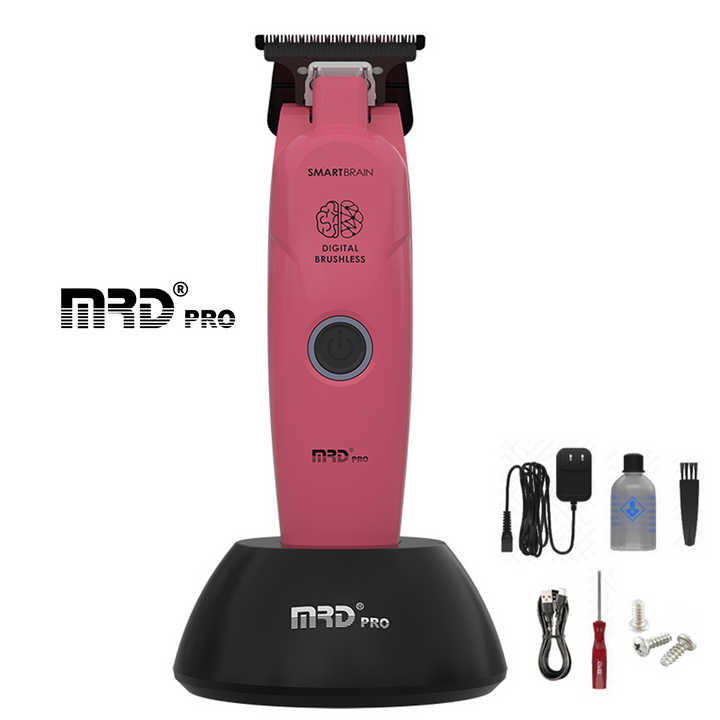 Precision Smart Brain Digital Brushless Trimmer - Pink