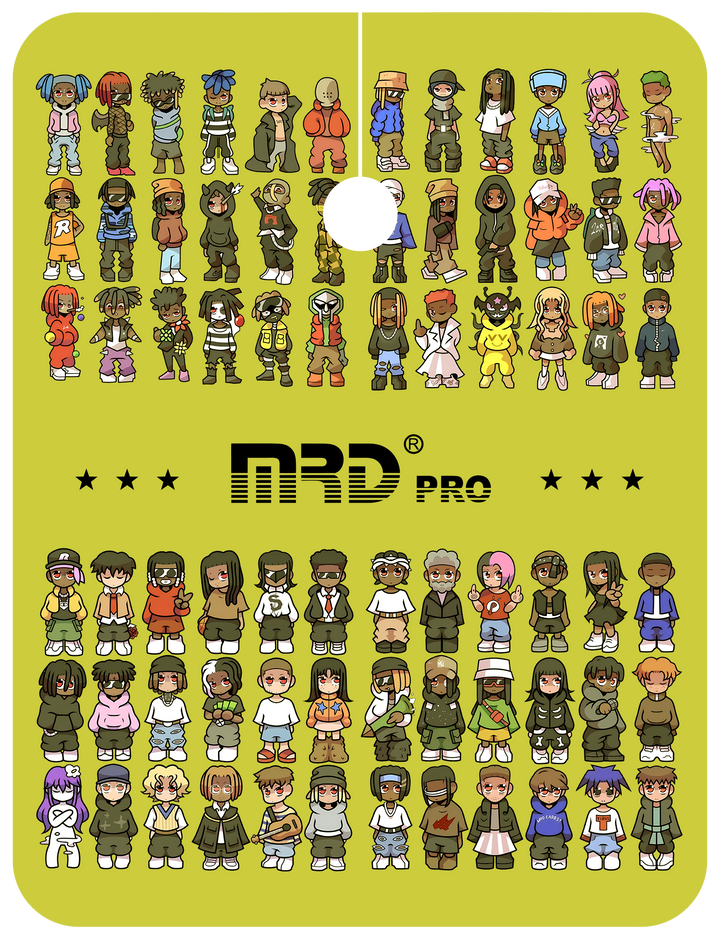 MRDPRO Haircut Cape-GREEN– Anti-Hair Cling, Breathable, Professional Salon Standard