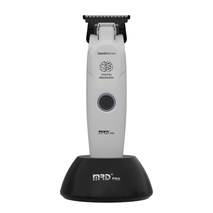 Precision Smart Brain Digital Brushless Trimmer - White